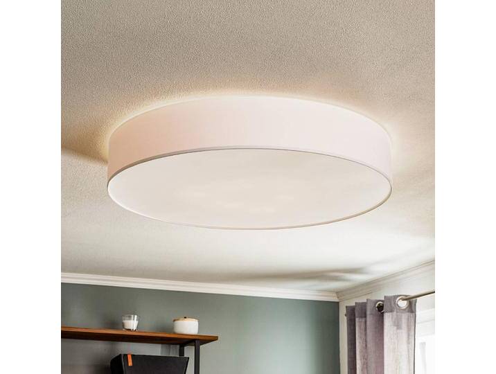 Deckenlampe Rondo TK Lighting, dimmbar, weiß / opal, für Schlafzimmer, Textil / Stoff / Seide, Modern, Deckenlampe Deckenlampe Rondo TK Lighting, dimmbar, weiß / opal, für Schlafzimmer, Textil / Stoff / Seide, Modern, Deckenlampe von lampenwelt.de