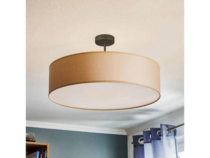 Deckenlampe Rondo TK Lighting, dimmbar, creme / amber, für Schlafzimmer, Textil / Stoff / Seide, Modern, Deckenlampe Deckenlampe Rondo TK Lighting, dimmbar, creme / amber, für Schlafzimmer, Textil / Stoff / Seide, Modern, Deckenlampe von lampenwelt.de