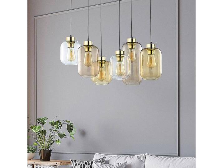 Glas Hängelampe Marco Brown TK Lighting, dimmbar, klar / transparent, für Wohn- / Esszimmer, Glas, Modern, Pendelleuchte Glas Hängelampe Marco Brown TK Lighting, dimmbar, klar / transparent, für Wohn- / Esszimmer, Glas, Modern, Pendelleuchte von lampenwelt.de