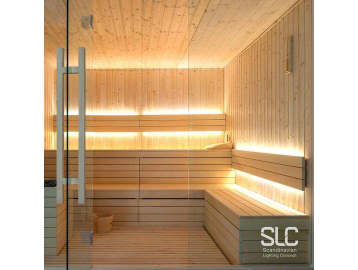 The Light Group SLC LED-Strip Sauna bis 105°C, 24V IP67 5m 2.700K Sauna, dimmbar, weiß / opal, für Wohn- / Esszimmer, Kunststoff, Modern von lampenwelt.de