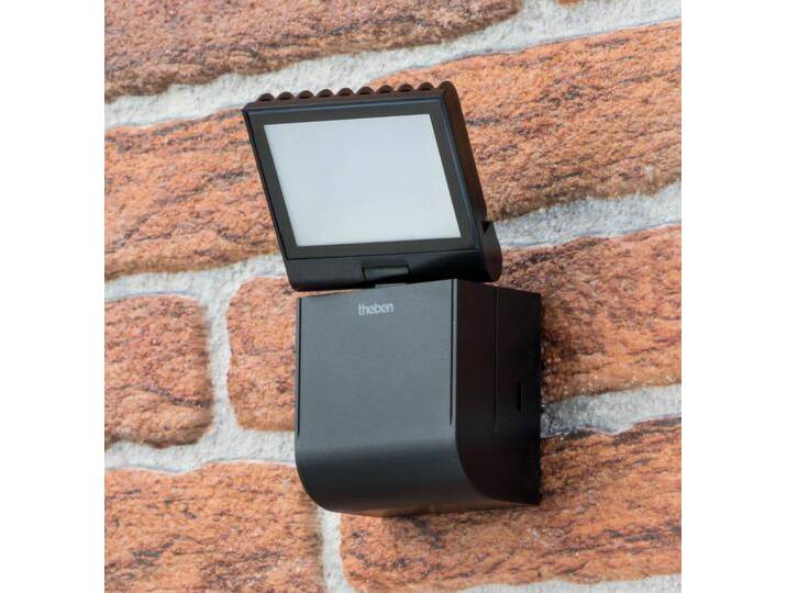 Theben LED Aussenwandleuchte theLeda S8-100L, schwarz, Kunststoff, LED Wandleuchte außen von lampenwelt.de