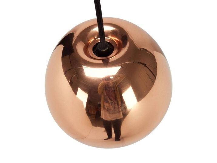 Tom Dixon Design Hängelampe Void Mini, dimmbar, kupfer, für Wohn- / Esszimmer, Metall, Design, Pendelleuchte von lampenwelt.de