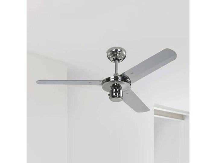 Westinghouse Deckenventilator Industrial chrom leise 122 cm, chrom / silber, Metall, Modern von lampenwelt.de