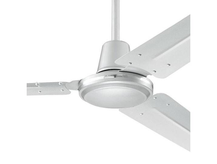 Westinghouse Deckenventilator Industrial silber leise 142 cm, alu / grau / zink, für Wohn- / Esszimmer, Metall, Modern von lampenwelt.de