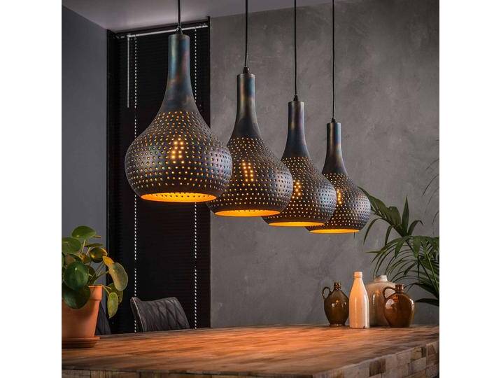 Zijlstra Hängelampe Bombur, dimmbar, schwarz, für Wohn- / Esszimmer, Metall, Pendelleuchte von lampenwelt.de