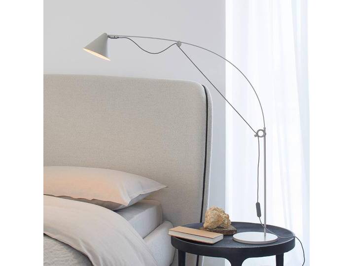 midgard Design Tischlampe AYNO S, dimmbar, alu / grau / zink, für Wohn- / Esszimmer, Kunststoff, Design, Tischlampe von lampenwelt.de