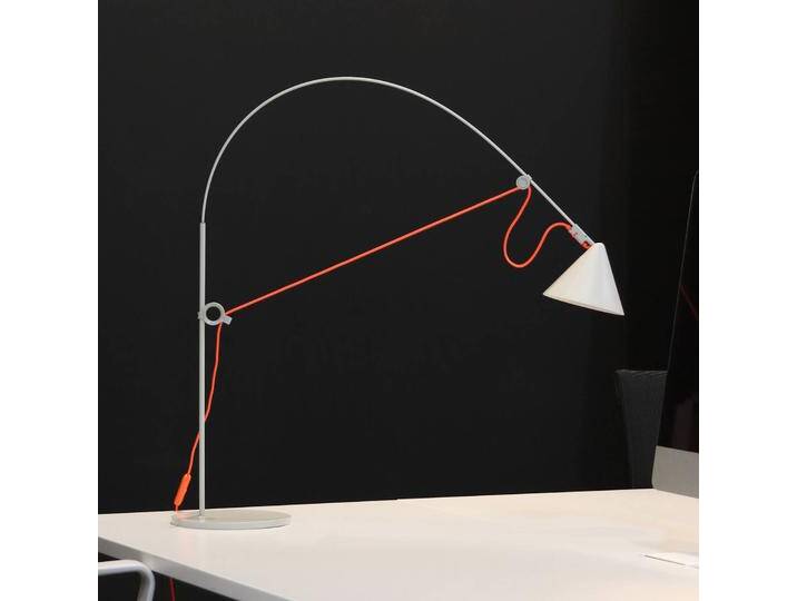 midgard Design Tischlampe AYNO S, dimmbar, alu / grau / zink, für Wohn- / Esszimmer, Kunststoff, Design, Tischlampe von lampenwelt.de