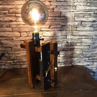 Das Alte Flugzeug Aus Holz Zimmerei By Lampesoriginales .com von lampesoriginales