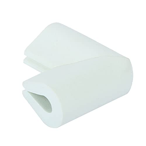 Kantenschutz Doppelseitiges Klebeband NBR Gummi U-Form Tischecke Abdeckung Weiß von lamphle