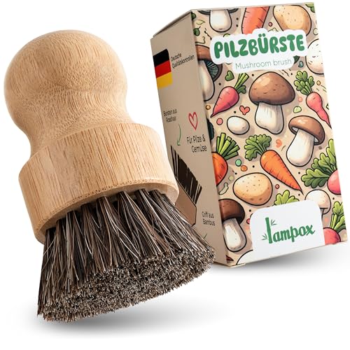lampox Pilzbürste, Champignonbürste, Küchenbürste, Gemüsebürste, zur Reinigung von Pilzen und Gemüse lampox Pilzbürste, Champignonbürste, Küchenbürste, Gemüsebürste, zur Reinigung von Pilzen und Gemüse von lampox