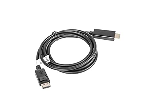 lanberg CA-DPHD-10CC-0018-BK Displayport 1.1A (19Pol) Stecker auf HDMI-A (1.4)" Stecker Kabel, 1,8m schwarz von Lanberg
