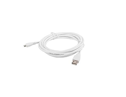 Lanberg CA-USBM-10CC-0030-W USB 2.0 A-Stecker auf USB Micro-B Stecker Kabel, 3m weiß von Lanberg