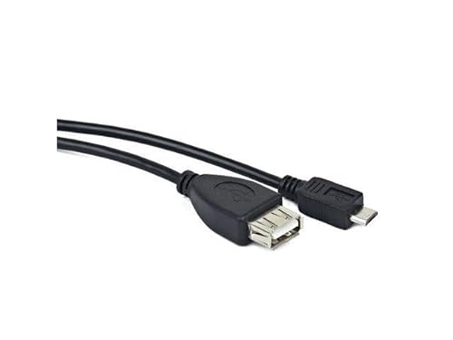 LANBERG USB-Kabel Micro M an USB-A F 2.0 OTG Black 15cm OEM von Lanberg