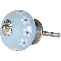 Möbelknauf Griff Hellblau Keramik Möbelknauf Griff Hellblau Keramik von landhausimpressionen