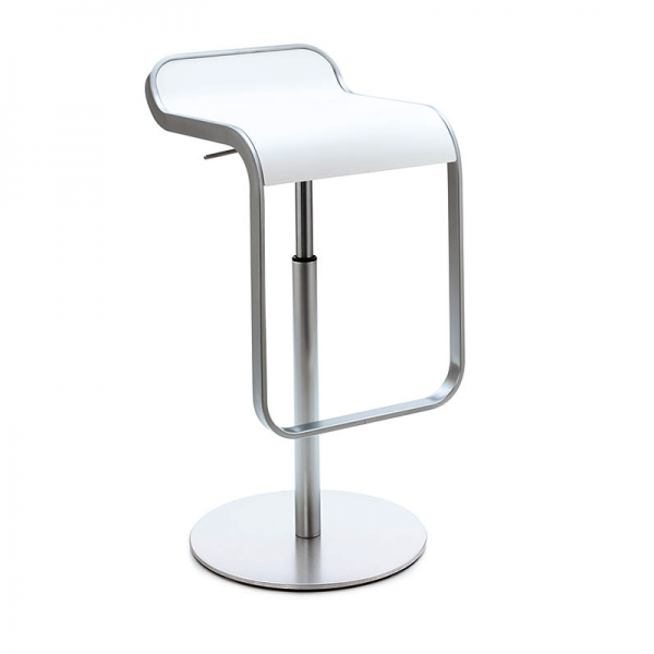 lapalma LEM S80 Barhocker | Sitz weiß lackiert | Gestell verchromt lapalma LEM S80 Barhocker | Sitz weiß lackiert | Gestell verchromt von lapalma