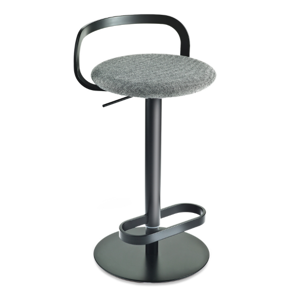 lapalma MAK S110 Barhocker | höhenverstellbar | gepolstert grau lapalma MAK S110 Barhocker | höhenverstellbar | gepolstert grau von lapalma