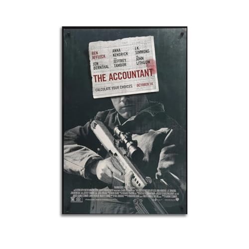 Filmposter "The Accountant", Raumdekoration, ästhetisches Poster, künstlerisches Poster für Schlafzimmer, Wohnzimmer, Wände, 30 x 45 cm, ungerahmter Stil Filmposter "The Accountant", Raumdekoration, ästhetisches Poster, künstlerisches Poster für Schlafzimmer, Wohnzimmer, Wände, 30 x 45 cm, ungerahmter Stil von larn