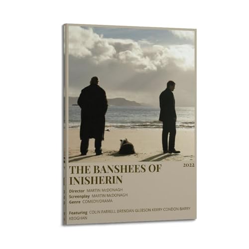 The Banshees of Inisherin Movie Canvas Poster Room Decor Aesthetic Poster Artistic Poster for Bedroom Living Room Walls 24x36inch(60x90cm) Frame-style von larn