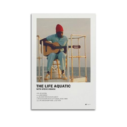 larn Film-Leinwandposter "The Life Aquatic with Steve Zissou", Raumdekoration, ästhetisches Poster, künstlerisches Poster für Schlafzimmer, Wohnzimmer, Wände, 30 x 45 cm, ungerahmt larn Film-Leinwandposter "The Life Aquatic with Steve Zissou", Raumdekoration, ästhetisches Poster, künstlerisches Poster für Schlafzimmer, Wohnzimmer, Wände, 30 x 45 cm, ungerahmt von larn