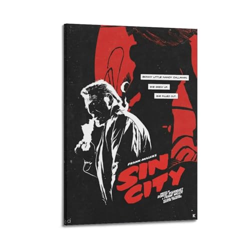 larn Sin City Filmposter auf Leinwand, Raumdekoration, ästhetisches Poster, künstlerisches Poster für Schlafzimmer, Wohnzimmer, Wände, 20 x 30 cm, Rahmenstil larn Sin City Filmposter auf Leinwand, Raumdekoration, ästhetisches Poster, künstlerisches Poster für Schlafzimmer, Wohnzimmer, Wände, 20 x 30 cm, Rahmenstil von larn
