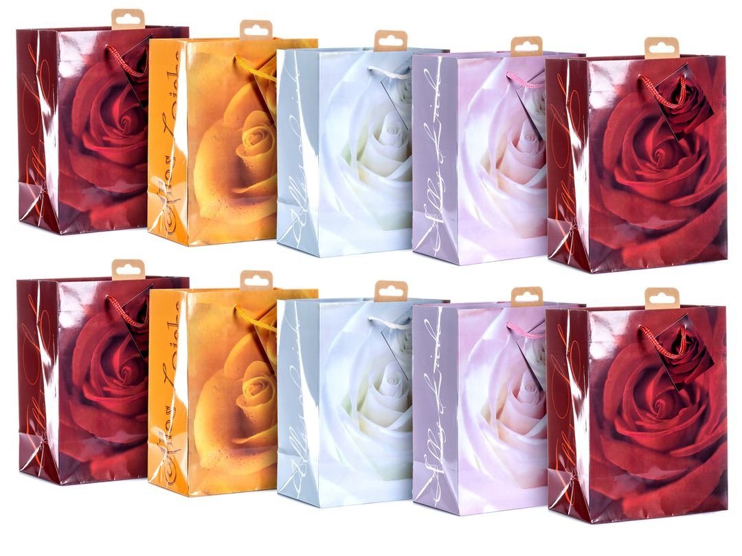 laro Geschenkbox Premium Geschenktüten Geschentaschen 10-100 Stk Medium Rosen laro Geschenkbox Premium Geschenktüten Geschentaschen 10-100 Stk Medium Rosen von laro
