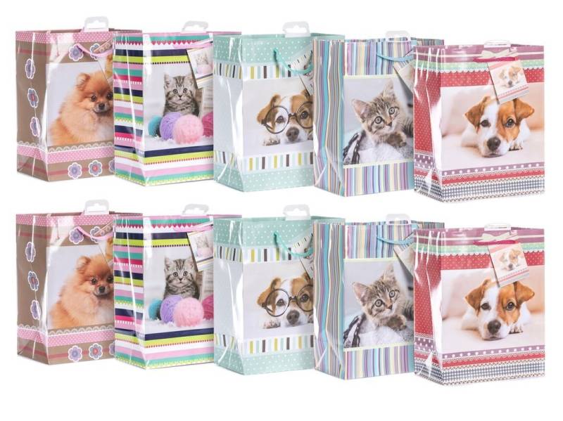 laro Geschenkbox Medium Tragetaschen 10-100 Stk Medium Stripes laro Geschenkbox Medium Tragetaschen 10-100 Stk Medium Stripes von laro