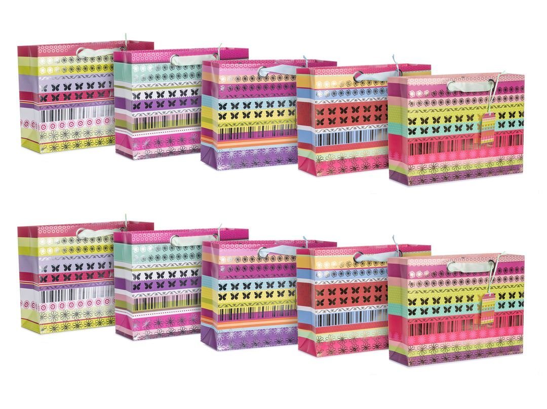 laro Geschenkbox Querformat Tragetaschen 10-100 Stk Large quer laro Geschenkbox Querformat Tragetaschen 10-100 Stk Large quer von laro