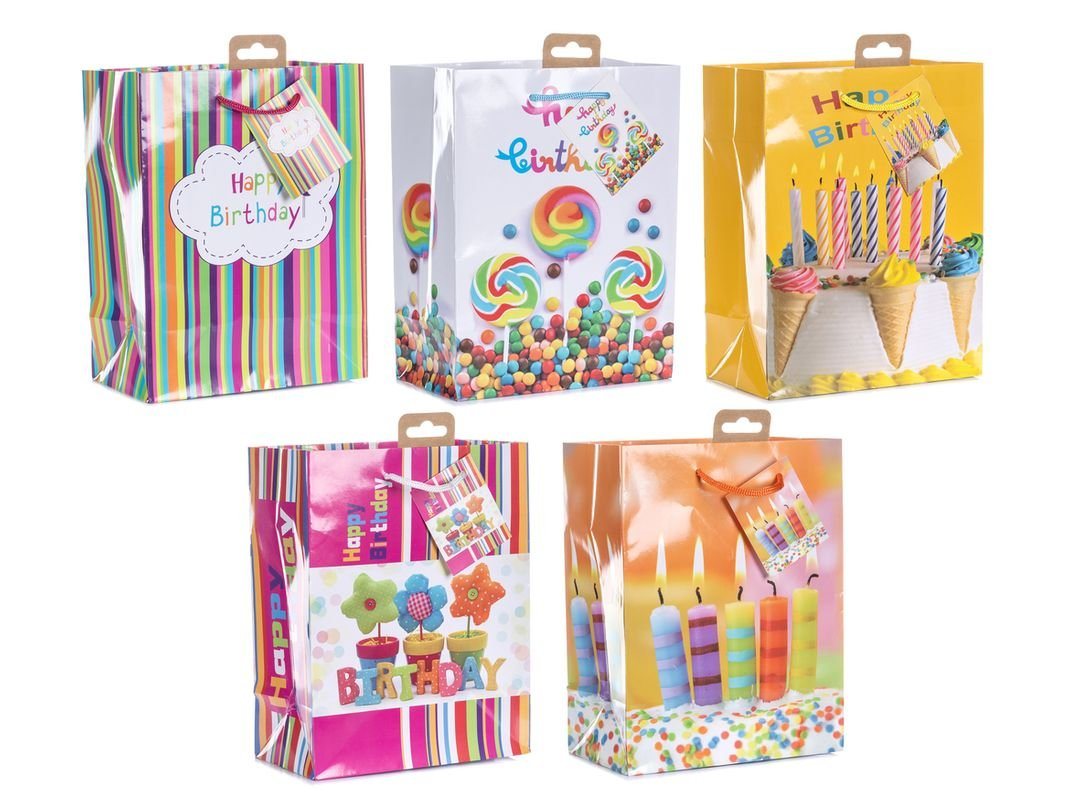 laro Geschenkbox Medium Tragetaschen 10-100 Stk Medium Stripes laro Geschenkbox Medium Tragetaschen 10-100 Stk Medium Stripes von laro