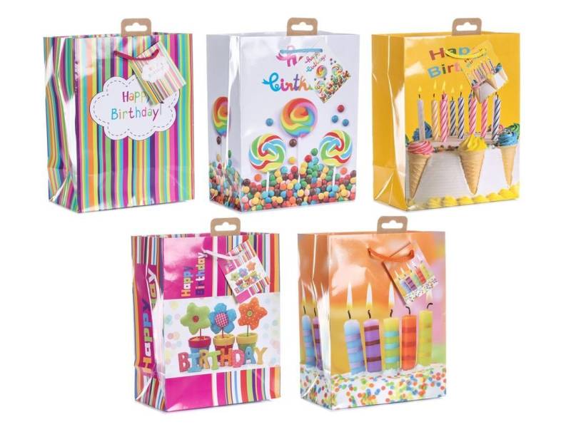 laro Geschenkbox Medium Tragetaschen 10-100 Stk Medium Stripes laro Geschenkbox Medium Tragetaschen 10-100 Stk Medium Stripes von laro