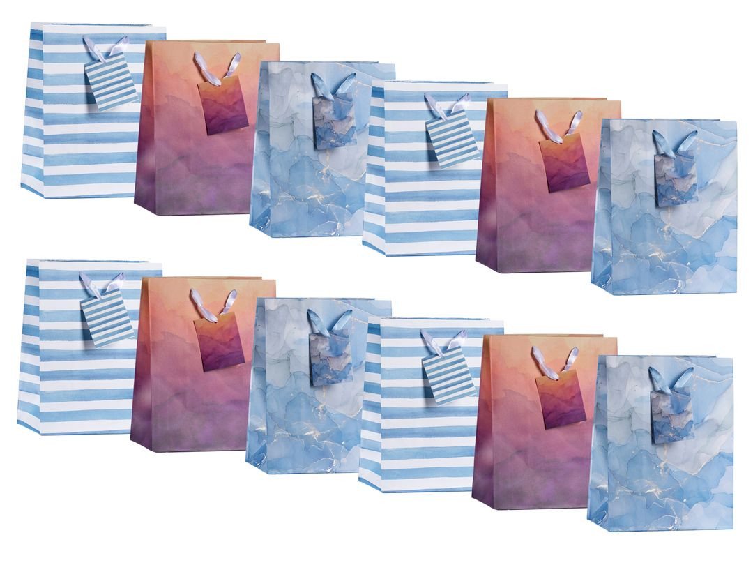 laro Geschenkbox Medium Tragetaschen 10-100 Stk Medium Stripes laro Geschenkbox Medium Tragetaschen 10-100 Stk Medium Stripes von laro