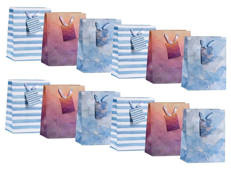 laro Geschenkbox Medium Tragetaschen 10-100 Stk Medium Stripes laro Geschenkbox Medium Tragetaschen 10-100 Stk Medium Stripes von laro