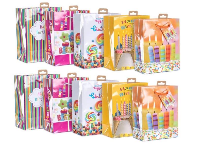 laro Geschenkbox Premium Geschenktüten Geschenktaschen 10-100 Stk Medium Candy (20 St) von laro