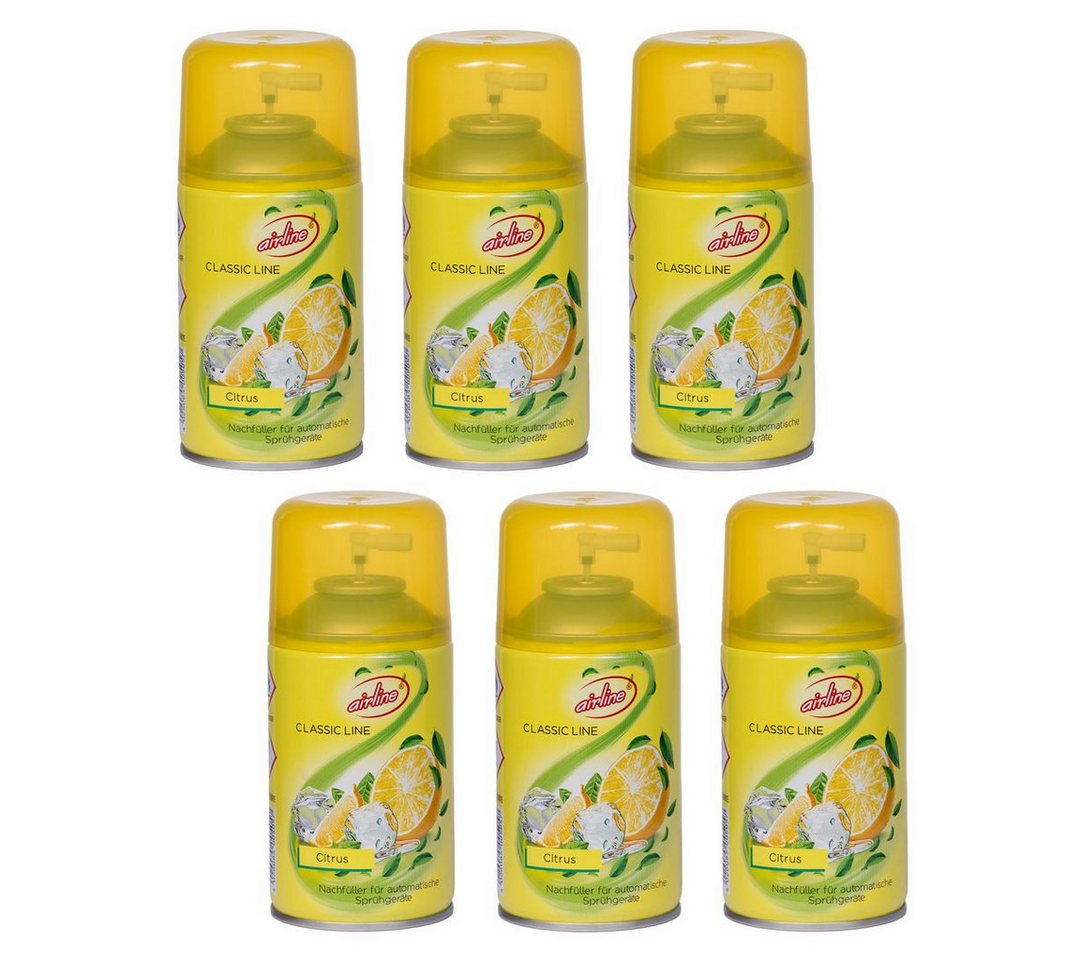 laro Raumduft Citrus automatisch Raumduftspray Vorteilspaket Nachfüller (6-St) von laro