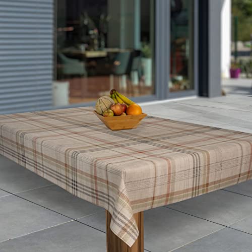 laro Wachstuch-Tischdecke Abwaschbar Garten-Tischdecke Wachstischdecke PVC Plastik-Tischdecken Eckig Meterware Wasserabweisend Abwischbar, Muster:Karo Beige, Größe:110x220 laro Wachstuch-Tischdecke Abwaschbar Garten-Tischdecke Wachstischdecke PVC Plastik-Tischdecken Eckig Meterware Wasserabweisend Abwischbar, Muster:Karo Beige, Größe:110x220 von laro
