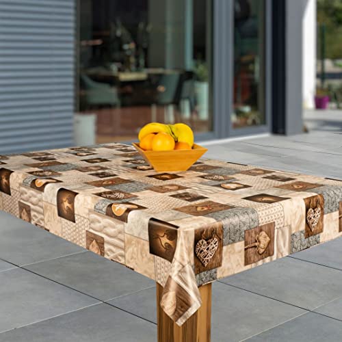 Spann Tischdecke Rund Elastische Gartentischdecke Outdoor Tischdecke Wasserdicht Rutschfestem Runden Tischdecken mit Gummizug grau 80cm 