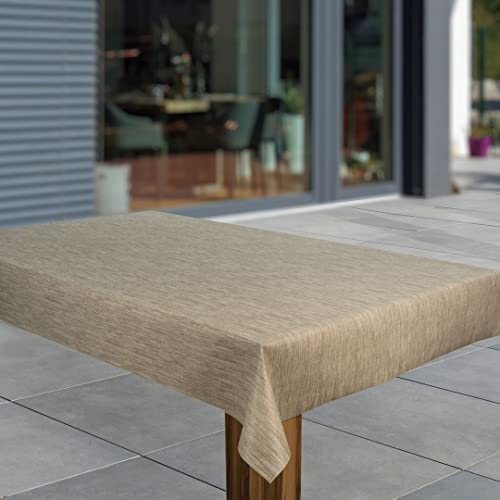 laro Wachstuch-Tischdecke Abwaschbar Garten-Tischdecke Wachstischdecke PVC Plastik-Tischdecken Eckig Meterware Wasserabweisend Abwischbar, Muster:Leinenoptik Beige Braun, Größe:130x180 laro Wachstuch-Tischdecke Abwaschbar Garten-Tischdecke Wachstischdecke PVC Plastik-Tischdecken Eckig Meterware Wasserabweisend Abwischbar, Muster:Leinenoptik Beige Braun, Größe:130x180 von laro