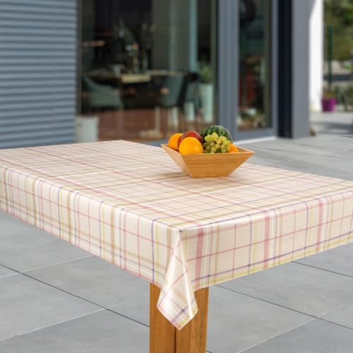 laro Wachstuch-Tischdecke Abwaschbar Garten-Tischdecke Wachstischdecke PVC Plastik-Tischdecken Eckig Meterware Wasserabweisend Abwischbar, Muster:Streifen Rose, Größe:130x140 laro Wachstuch-Tischdecke Abwaschbar Garten-Tischdecke Wachstischdecke PVC Plastik-Tischdecken Eckig Meterware Wasserabweisend Abwischbar, Muster:Streifen Rose, Größe:130x140 von laro