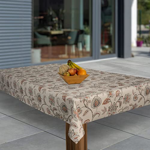 laro Wachstuch-Tischdecke Abwaschbar Garten-Tischdecke Wachstischdecke PVC Plastik-Tischdecken Eckig Meterware Wasserabweisend Abwischbar |43|, Muster:Blumen Braun Weiß, Größe:130x180 laro Wachstuch-Tischdecke Abwaschbar Garten-Tischdecke Wachstischdecke PVC Plastik-Tischdecken Eckig Meterware Wasserabweisend Abwischbar |43|, Muster:Blumen Braun Weiß, Größe:130x180 von laro