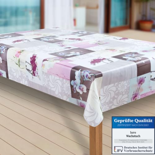 laro Wachstuch-Tischdecke Abwaschbar Garten-Tischdecke Wachstischdecke PVC Plastik-Tischdecken Eckig Meterware Wasserabweisend Abwischbar |66|, Muster:Orchidee, Größe:130x140 laro Wachstuch-Tischdecke Abwaschbar Garten-Tischdecke Wachstischdecke PVC Plastik-Tischdecken Eckig Meterware Wasserabweisend Abwischbar |66|, Muster:Orchidee, Größe:130x140 von laro