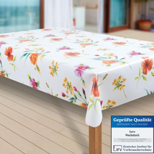 laro Wachstuch-Tischdecke Abwaschbar Garten-Tischdecke Wachstischdecke PVC Plastik-Tischdecken Eckig Meterware Wasserabweisend Abwischbar |68|, Muster:Sommer Blumen Mix, Größe:80x80 cm laro Wachstuch-Tischdecke Abwaschbar Garten-Tischdecke Wachstischdecke PVC Plastik-Tischdecken Eckig Meterware Wasserabweisend Abwischbar |68|, Muster:Sommer Blumen Mix, Größe:80x80 cm von laro