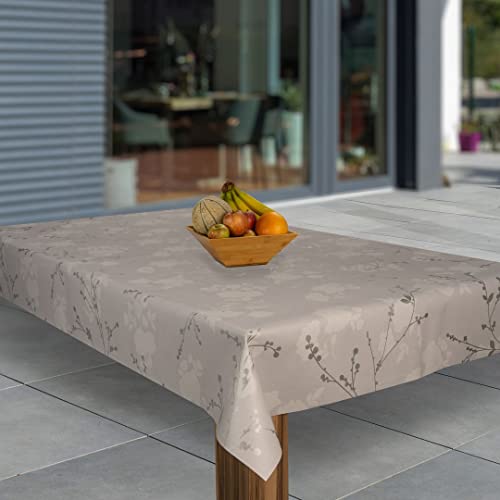 laro Wachstuch-Tischdecke Abwaschbar Garten-Tischdecke Wachstischdecke PVC Plastik-Tischdecken Eckig Meterware Wasserabweisend Abwischbar AP, Muster:Blumen Weiß Grau, Größe:140x260 laro Wachstuch-Tischdecke Abwaschbar Garten-Tischdecke Wachstischdecke PVC Plastik-Tischdecken Eckig Meterware Wasserabweisend Abwischbar AP, Muster:Blumen Weiß Grau, Größe:140x260 von laro