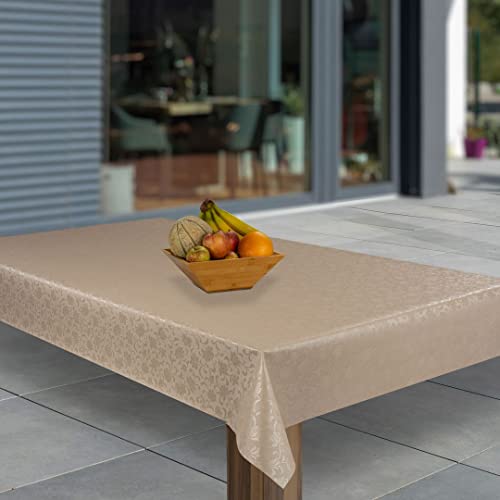 laro Wachstuch-Tischdecke Abwaschbar Garten-Tischdecke Wachstischdecke PVC Plastik-Tischdecken Eckig Meterware Wasserabweisend Abwischbar AQ, Muster:Beige Umbra geprägt, Größe:80x80 laro Wachstuch-Tischdecke Abwaschbar Garten-Tischdecke Wachstischdecke PVC Plastik-Tischdecken Eckig Meterware Wasserabweisend Abwischbar AQ, Muster:Beige Umbra geprägt, Größe:80x80 von laro