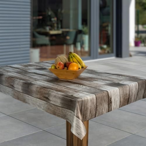 laro Wachstuch-Tischdecke Abwaschbar Garten-Tischdecke Wachstischdecke PVC Plastik-Tischdecken Eckig Meterware Wasserabweisend Abwischbar AS, Muster:Holzoptik l. braun, Größe:80x120 laro Wachstuch-Tischdecke Abwaschbar Garten-Tischdecke Wachstischdecke PVC Plastik-Tischdecken Eckig Meterware Wasserabweisend Abwischbar AS, Muster:Holzoptik l. braun, Größe:80x120 von laro