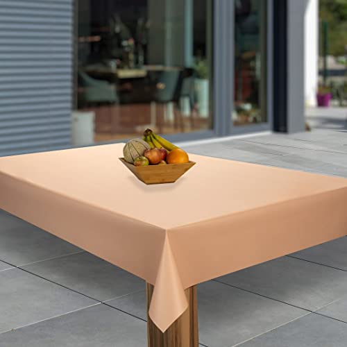 laro Wachstuch-Tischdecke Abwaschbar Garten-Tischdecke Wachstischdecke PVC Plastik-Tischdecken Eckig Meterware Wasserabweisend Abwischbar G07, Muster:Lachs Matt, Größe:140x140 laro Wachstuch-Tischdecke Abwaschbar Garten-Tischdecke Wachstischdecke PVC Plastik-Tischdecken Eckig Meterware Wasserabweisend Abwischbar G07, Muster:Lachs Matt, Größe:140x140 von laro