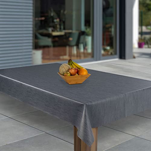 laro Wachstuch-Tischdecke Abwaschbar Garten-Tischdecke Wachstischdecke PVC Plastik-Tischdecken Eckig Meterware Wasserabweisend Abwischbar GAE, Muster:Grau Blau Leinenoptik, Größe:130x180 laro Wachstuch-Tischdecke Abwaschbar Garten-Tischdecke Wachstischdecke PVC Plastik-Tischdecken Eckig Meterware Wasserabweisend Abwischbar GAE, Muster:Grau Blau Leinenoptik, Größe:130x180 von laro