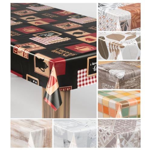 laro Wachstuch-Tischdecke Wachstischdecke Gartentischdecke, Muster:Kaffee Barista Schwarz Rot, Größe:100x140 laro Wachstuch-Tischdecke Wachstischdecke Gartentischdecke, Muster:Kaffee Barista Schwarz Rot, Größe:100x140 von laro