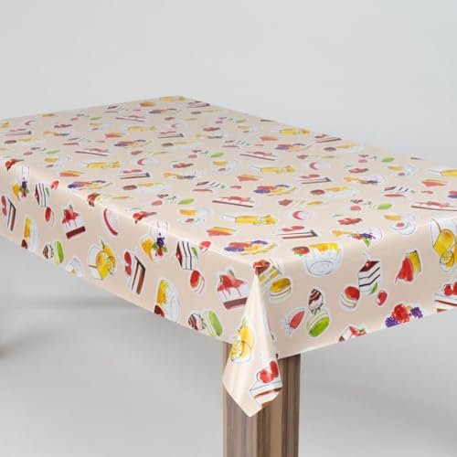 laro Wachstuch-Tischdecke Wachstischdecke Gartentischdecke Geburtstag Torte Beige, Muster:Geburtstag Torte Beige, Größe:100x100 laro Wachstuch-Tischdecke Wachstischdecke Gartentischdecke Geburtstag Torte Beige, Muster:Geburtstag Torte Beige, Größe:100x100 von laro