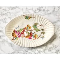 Royal Bonn Porzellan Servierplatte Mit Pflanzen- Und Insektendekor - Franz Anton Mehlem Royal Bonn Porzellan Servierplatte Mit Pflanzen- Und Insektendekor - Franz Anton Mehlem von lartetlesmanieres