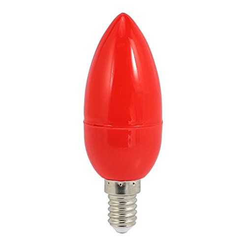 lascivious LED-Kerzenlicht, rote Glückslampe, Gott, energiesparende Kerze, E14 von lascivious