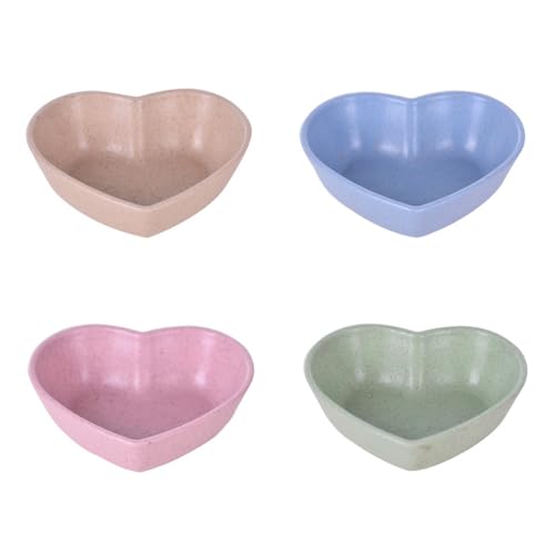 4 Stück Mini-Saucenschale, Dip-Soßenschale, Herz-Gewürzschale, Kunststoff, Dip-Schüssel, Mini-Vorspeisenteller, Dip-Soßenschüssel, Probierschale, Untertassen, Gewürzschale, mehrfarbig 4 Stück Mini-Saucenschale, Dip-Soßenschale, Herz-Gewürzschale, Kunststoff, Dip-Schüssel, Mini-Vorspeisenteller, Dip-Soßenschüssel, Probierschale, Untertassen, Gewürzschale, mehrfarbig von lasenersm